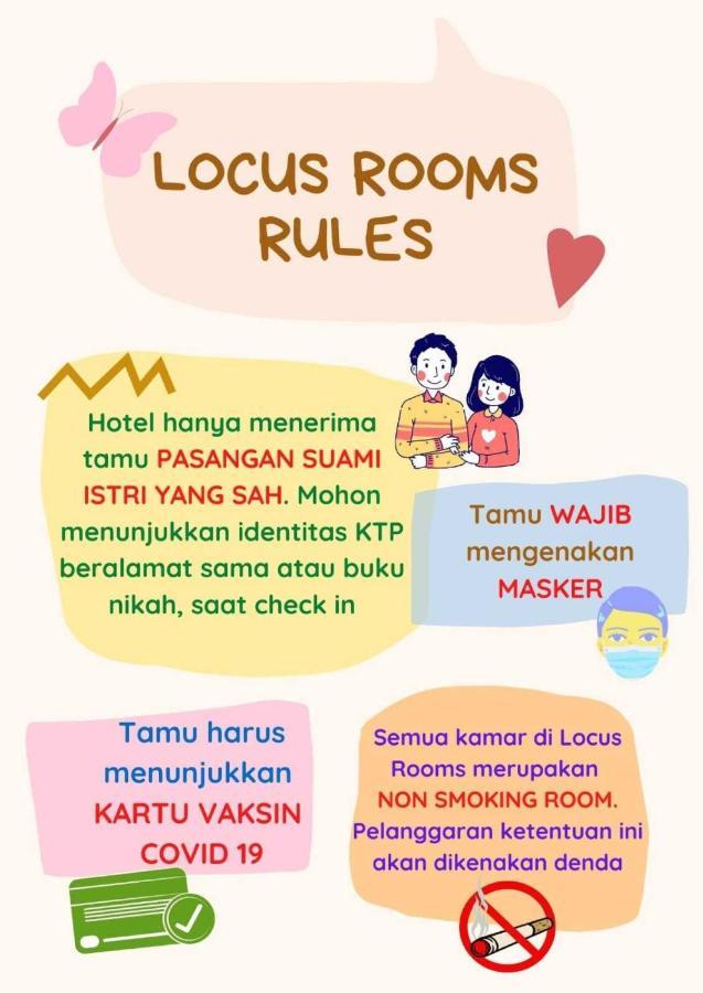 Locus Rooms Bandung Exterior foto